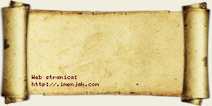 Nebojša Vidaković vizit kartica